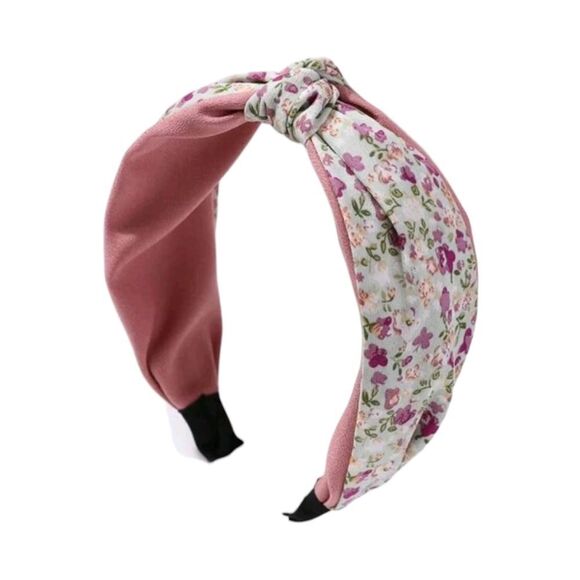 Pink Ditsy Floral Headband - Picture 1 of 5